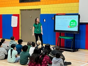 Go Green Day Lower Elementary Students